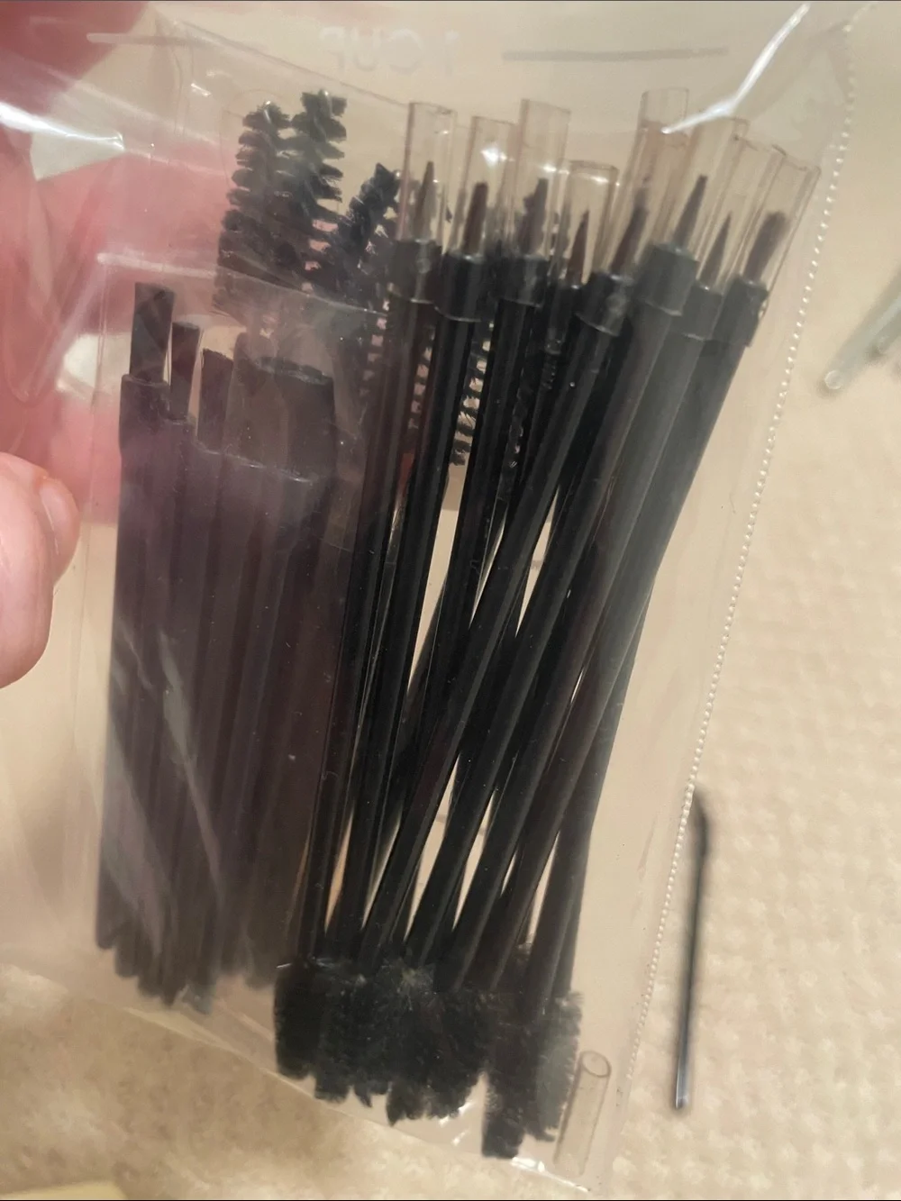 🖤5/$25 makeup Supplies - Black Brush and Makeup Accessories Set spoolies